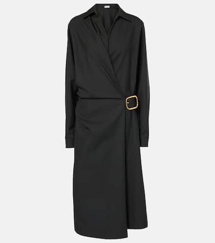 Loewe Wrap wool midi dress - Loewe - Modalova