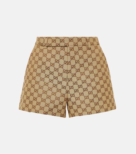 Gucci GG cotton-blend canvas shorts - Gucci - Modalova