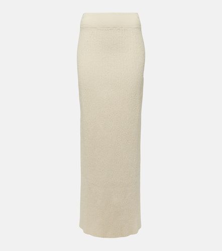 Cotton-blend bouclé maxi skirt - Toteme - Modalova