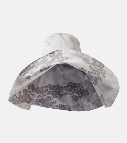 Oversized reversible cotton bucket hat - Acne Studios - Modalova