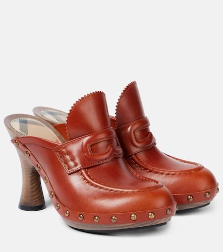 Burberry Mules 75 de piel - Burberry - Modalova