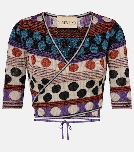 Top in jacquard a pois - Valentino Garavani - Modalova