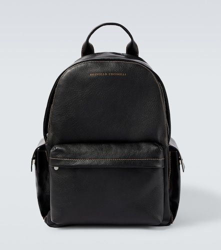 Brunello Cucinelli Mochila de piel - Brunello Cucinelli - Modalova