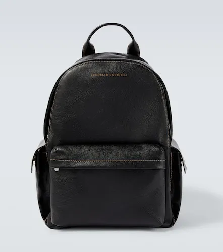 Brunello Cucinelli Zaino in pelle - Brunello Cucinelli - Modalova