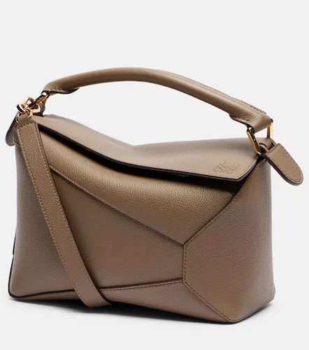 Puzzle Edge Small leather top-handle bag - Loewe - Modalova