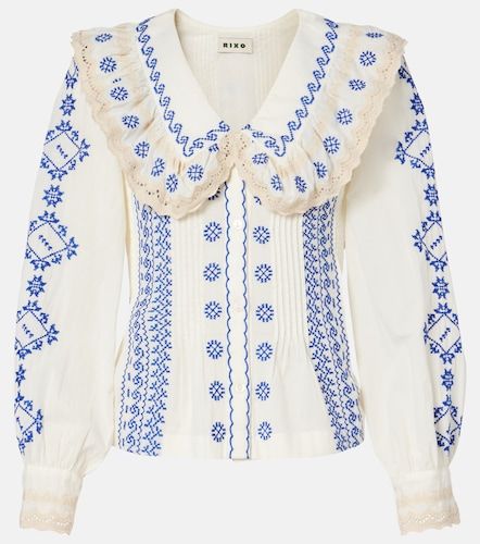 Bestickte Bluse Percy aus Baumwolle - Rixo - Modalova