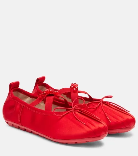Bailarinas Grip de satén adornadas - Simone Rocha - Modalova