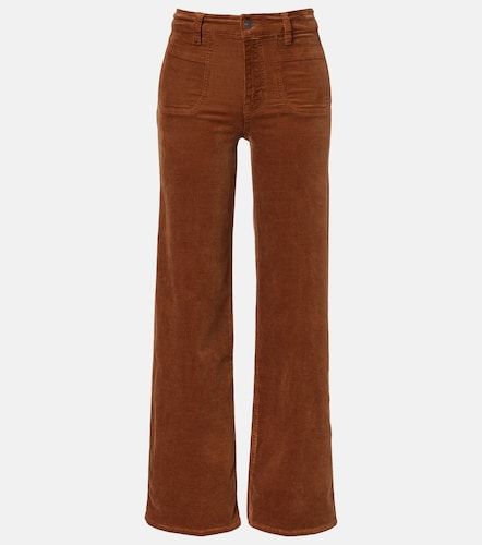 Pantaloni Le Slim Palazzo in velluto a coste di cotone - Frame - Modalova