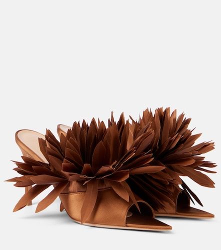 Mules Daniah 85 in raso - Gianvito Rossi - Modalova