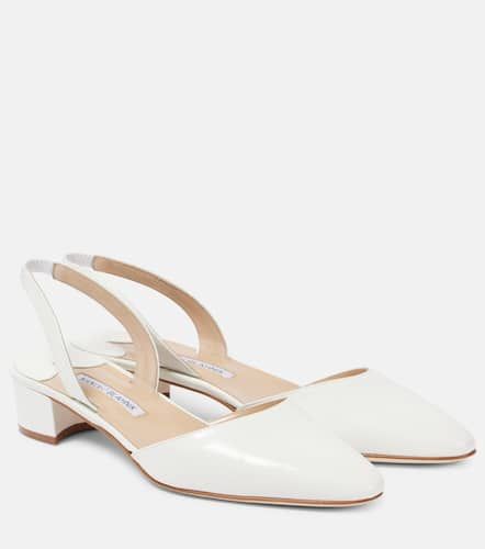 Aapro 30 leather slingback pumps - Manolo Blahnik - Modalova