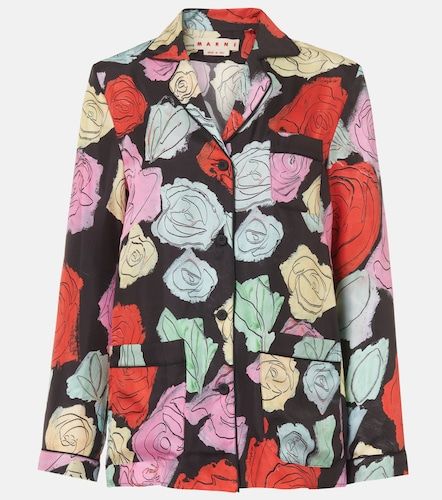 Marni Camisa de seda floral - Marni - Modalova