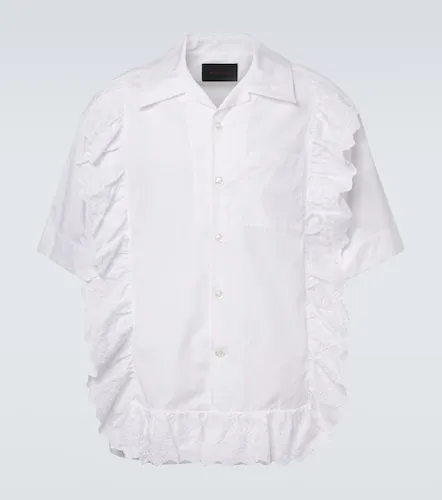 Camisa de popelín de algodón con volantes - Simone Rocha - Modalova