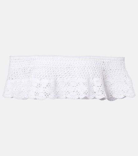 Top cropped in cotone crochet - Anna Kosturova - Modalova