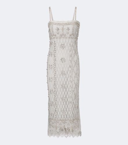 Cocktailkleid Leona aus Spitze mit Zierperlen - Costarellos - Modalova