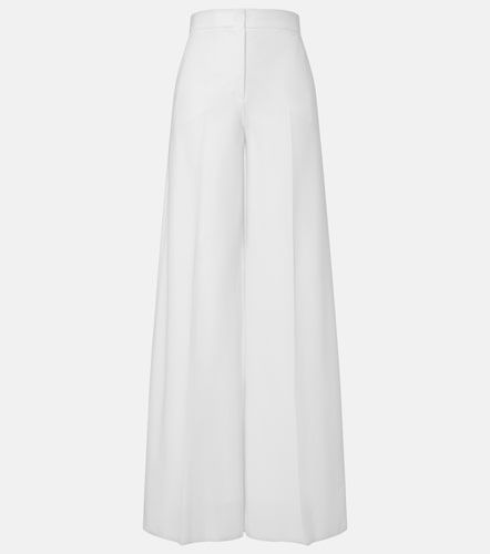 Cotton pique wide-leg pants - Max Mara - Modalova