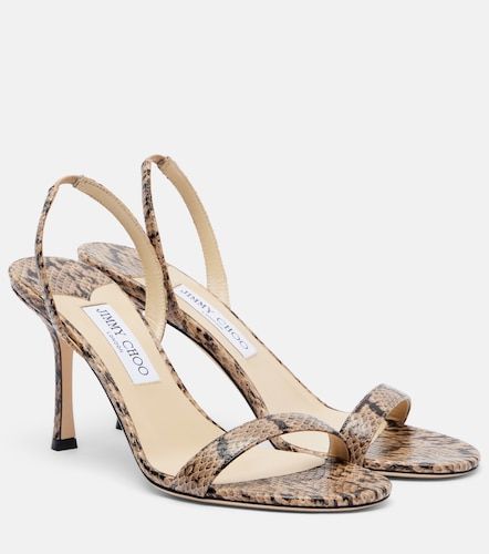 Jenn snake-effect leather slingback sandals - Jimmy Choo - Modalova