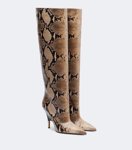 Botas altas Bella de piel grabada - Khaite - Modalova