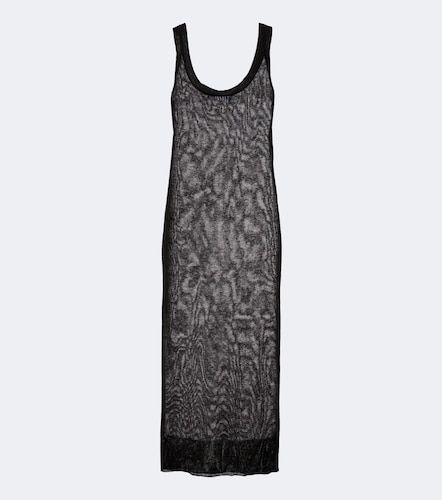 Alaïa Abito midi in lino e seta - Alaia - Modalova