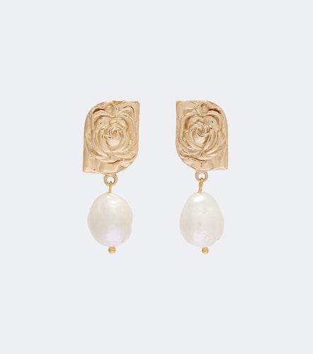 Orecchini pendenti con perle bijoux - Magda Butrym - Modalova