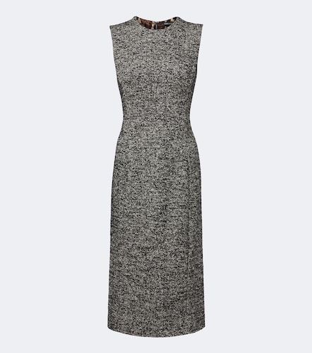 Midikleid aus einem Woll- und Seidengemisch - Dolce&Gabbana - Modalova