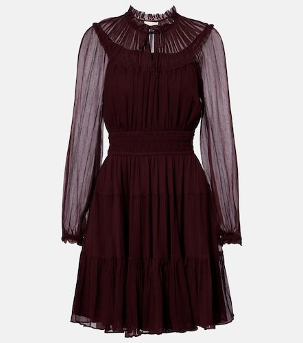 Miniabito Ava in chiffon di seta con fiocco - Ulla Johnson - Modalova