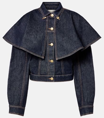 Agata caped denim jacket - Ulla Johnson - Modalova