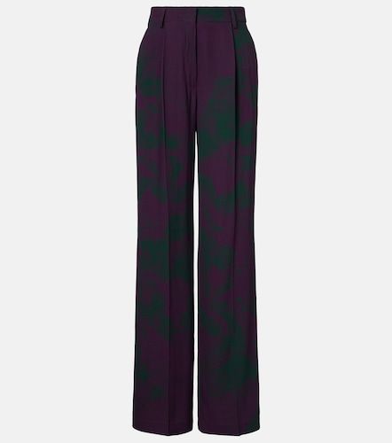 Printed wide-leg pants - Dries Van Noten - Modalova