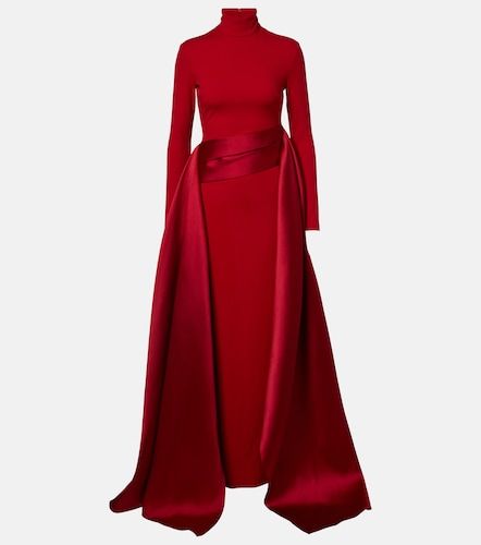 Abito lungo Olivia con raso - Solace London - Modalova