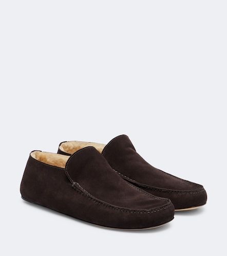 Mocasines Leo de ante con borrego - The Row - Modalova