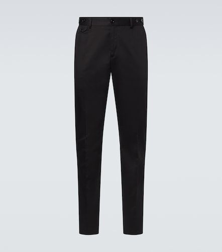 Cotton-blend slim pants - Dolce&Gabbana - Modalova
