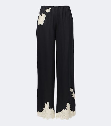 Dôen Pantalones anchos Lavon de satén de seda - Doen - Modalova
