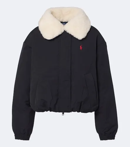 Teddy-trimmed blouson jacket - Polo Ralph Lauren - Modalova