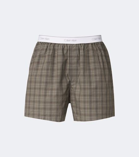 Bóxers Owen en mezcla de algodón a cuadros - Calvin Klein Collection - Modalova