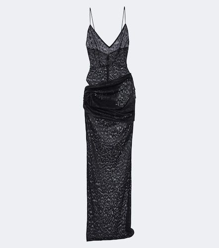 Vestido largo de encaje estampado - Alex Perry - Modalova
