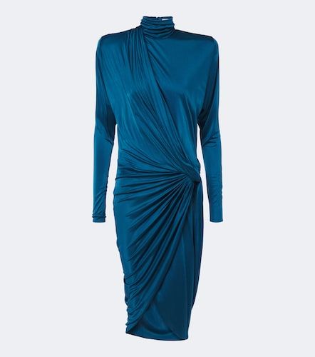 Balmain Abito midi in jersey - Balmain - Modalova
