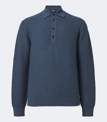 Zegna Pullover polo in cashmere - Zegna - Modalova