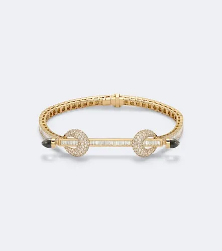 Chakra 18kt bracelet with diamonds and quartz - Ananya - Modalova