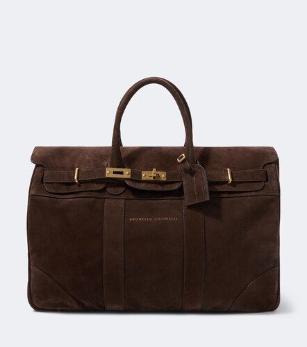 Brunello Cucinelli Suede duffel bag - Brunello Cucinelli - Modalova