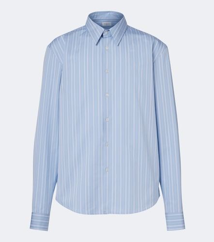 Camicia in popeline di cotone a righe - Saint Laurent - Modalova