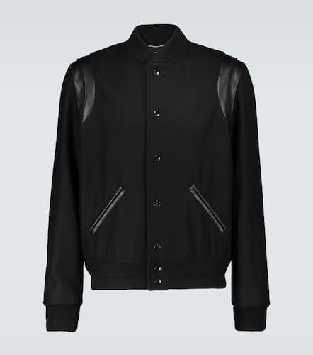 Saint Laurent Teddy varsity jacket - Saint Laurent - Modalova