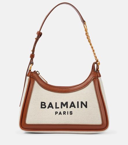 B-Army canvas and leather shoulder bag - Balmain - Modalova