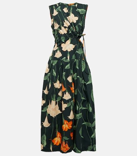 OtoÃ±o floral cotton midi dress - Agua by Agua Bendita - Modalova