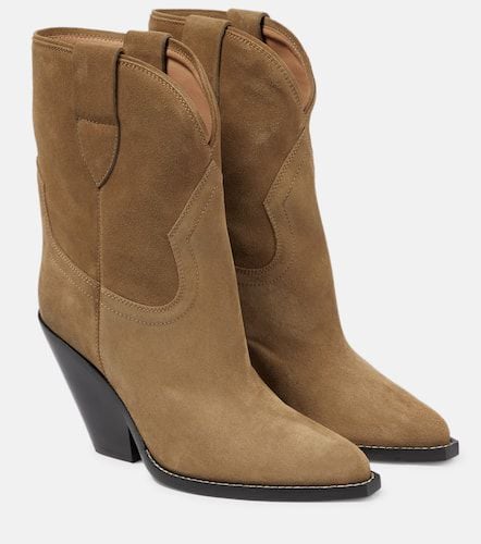 Leyane suede mid-calf cowboy boots - Isabel Marant - Modalova