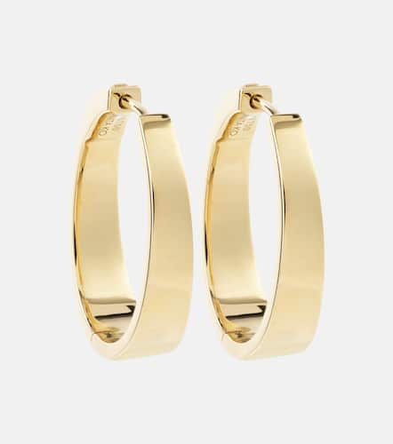 Meryl 18kt yellow hoop earrings - Anita Ko - Modalova