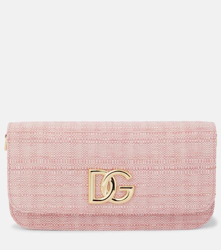 Small raffia shoulder bag - Dolce&Gabbana - Modalova