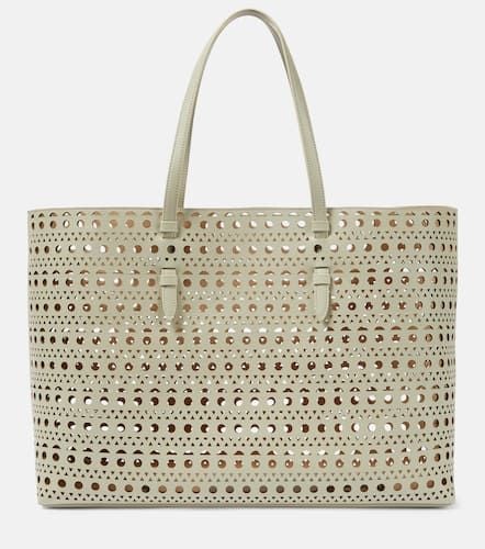 AlaÃ¯a Mina 44 Vienne Wave leather tote bag - Alaia - Modalova