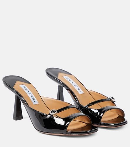 Soul Sister 75 patent leather mules - Aquazzura - Modalova