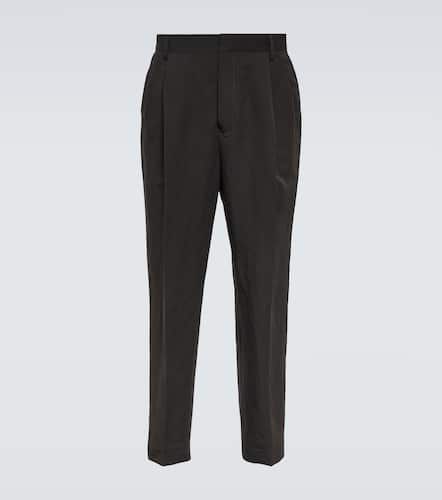 Linen and cotton straight pants - Dries Van Noten - Modalova