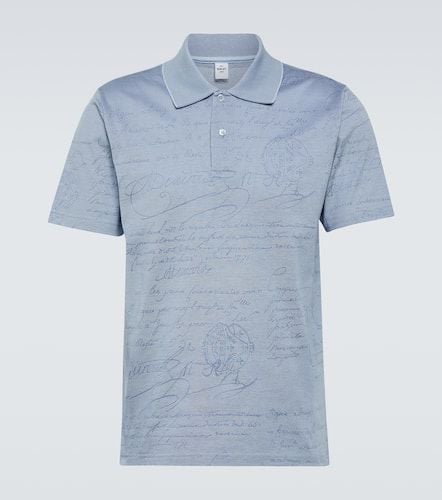 Scritto cotton piqué polo shirt - Berluti - Modalova