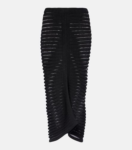 AlaÃ¯a Skeleton knitted midi skirt - Alaia - Modalova